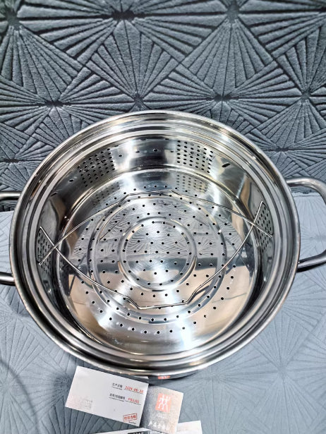 Thickened 304 Stainless Steel Large Capacity Double Ear Stock Pot