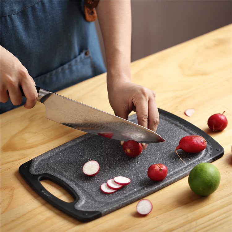 Imitation Marble PP Hanging Plastic Cutting Board Set Three Piece