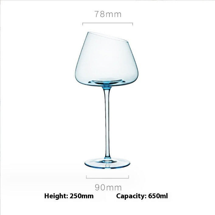 Klein Blue Crystal Glass Elegant Drinking Goblet