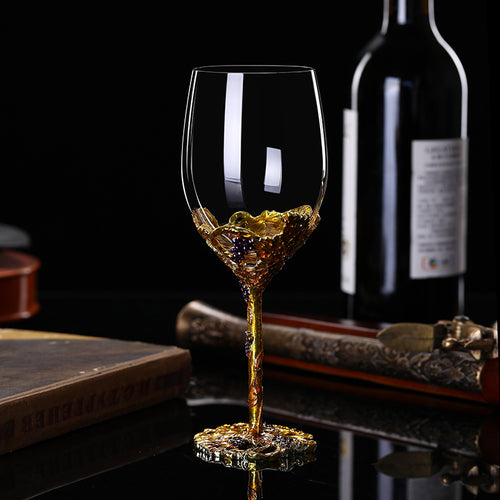 European Style Crystal Glass Wine Goblet Set Household Decanter