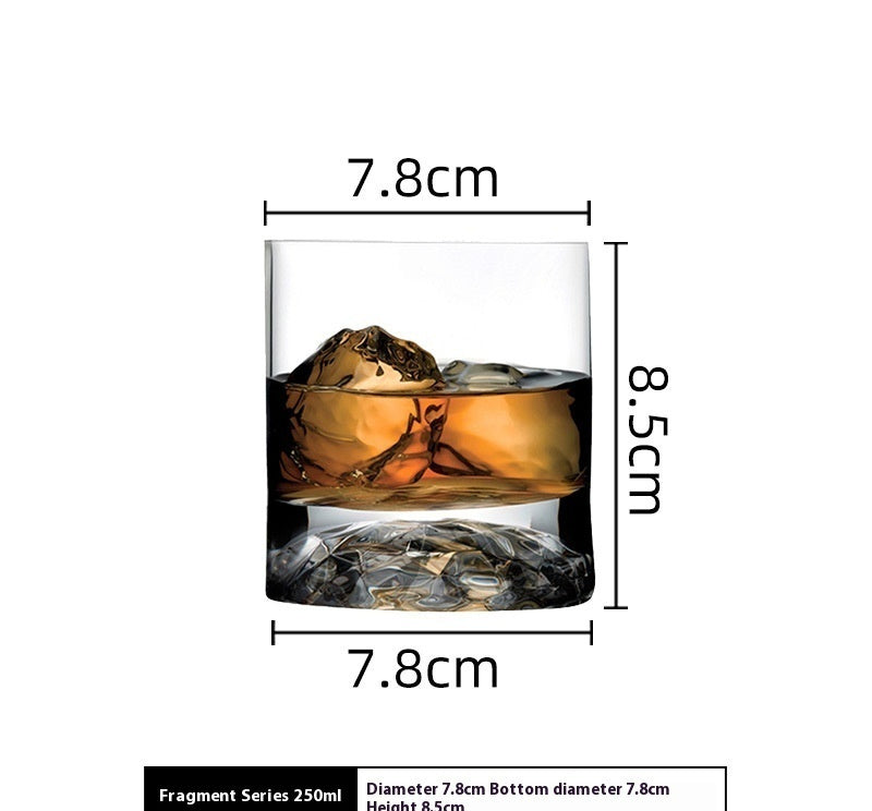 Elegant Lead Free Crystal Glass Household Water Tumbler Set