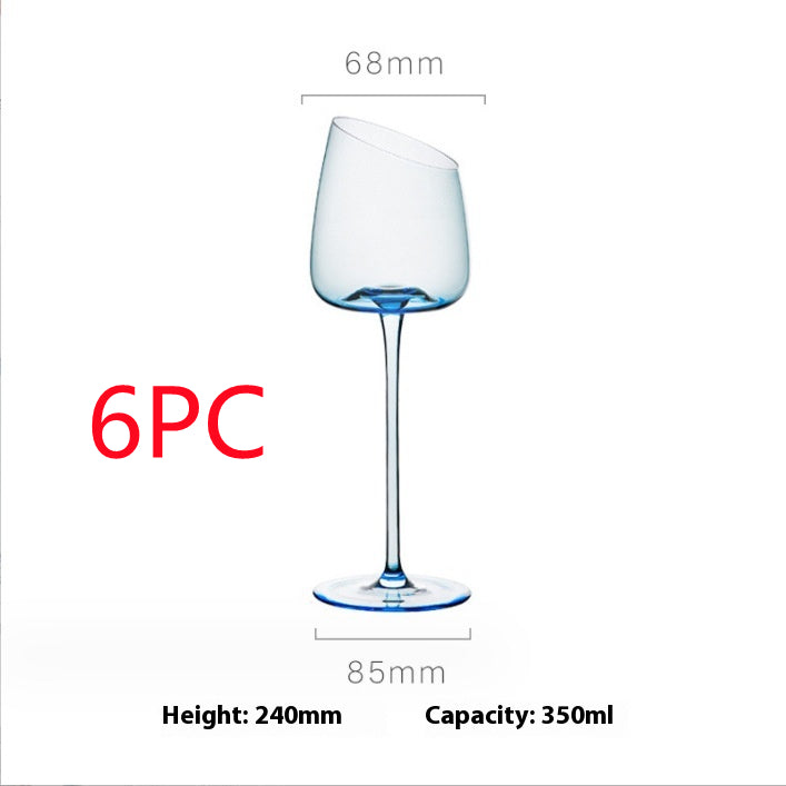 Klein Blue Crystal Glass Elegant Drinking Goblet