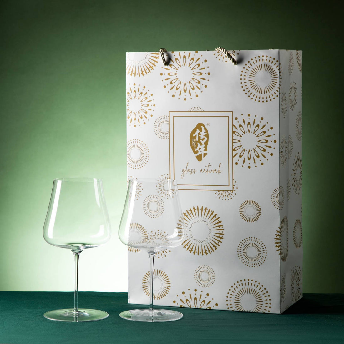 Crystal Glass Elegant Wine Goblet Gift Set