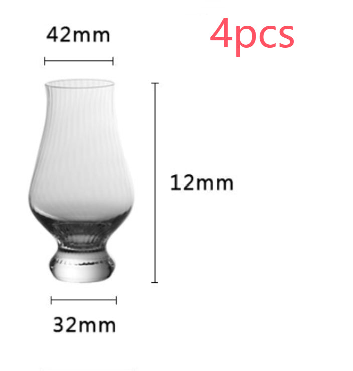 Tulip Shaped Lead Free Crystal Glass Tumbler