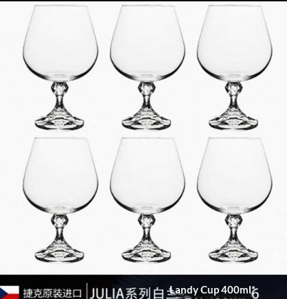 Elegant Crystal Glass Brandy Style Drinking Goblet