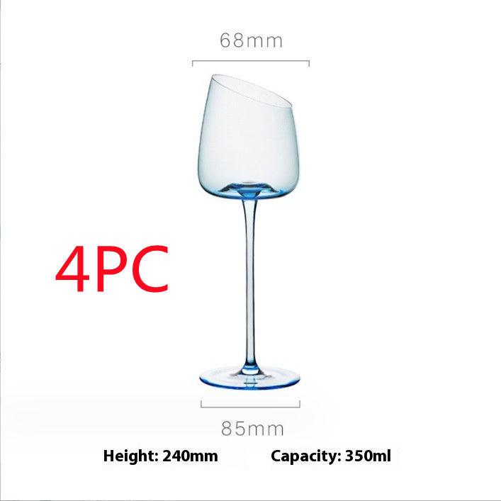 Klein Blue Crystal Glass Elegant Drinking Goblet