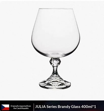 Elegant Crystal Glass Brandy Style Drinking Goblet