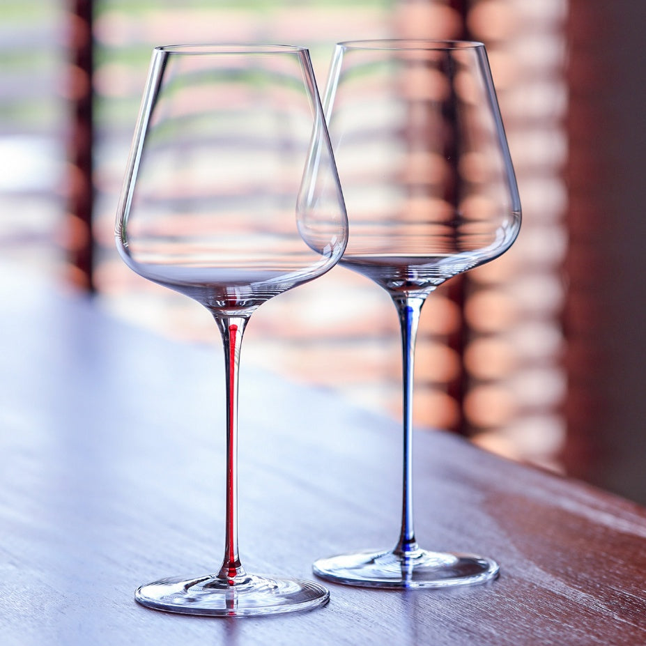 Crystal Glass Large Bellied Elegant Drinking Goblet