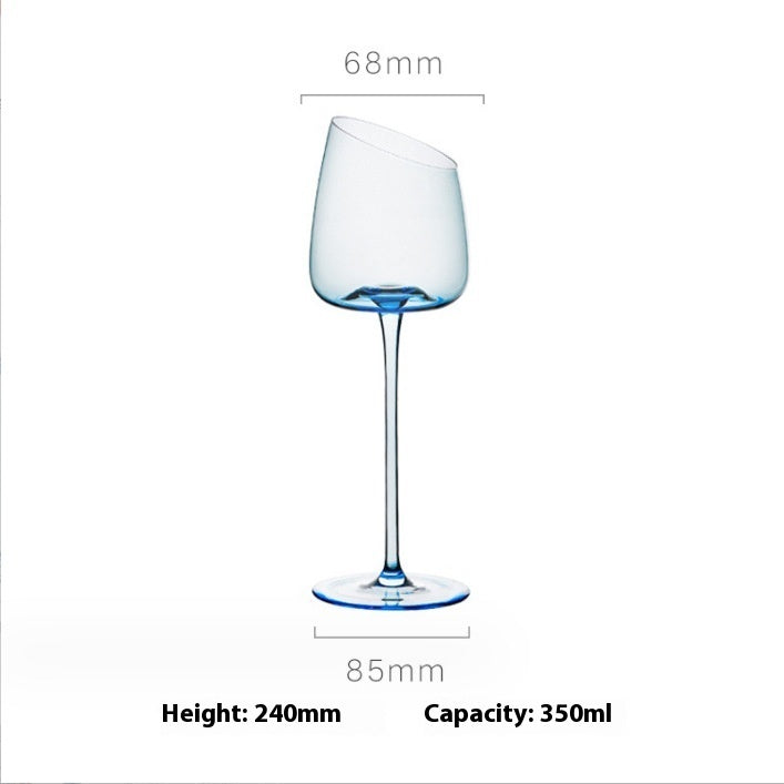 Klein Blue Crystal Glass Elegant Drinking Goblet
