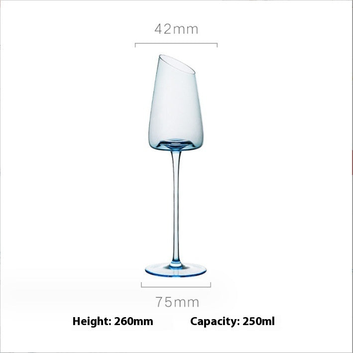 Klein Blue Crystal Glass Elegant Drinking Goblet